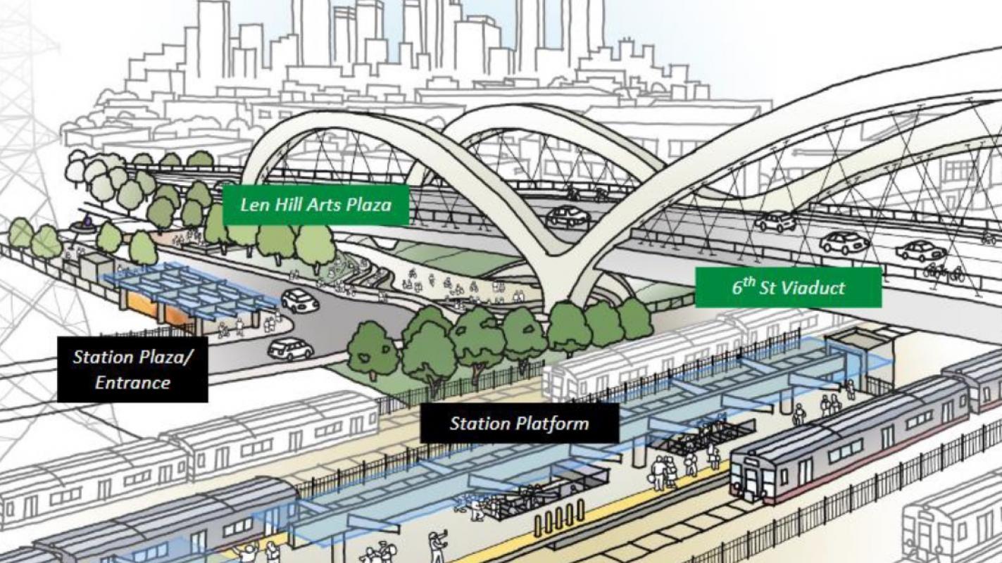 Here's what an Arts District Metro station could look like